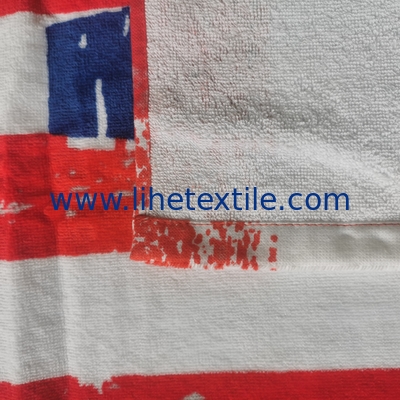 Custom logo pattern summer soft microfibre beach towel