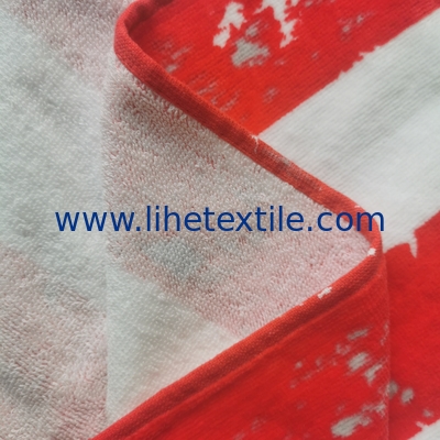 Custom logo pattern summer soft microfibre beach towel