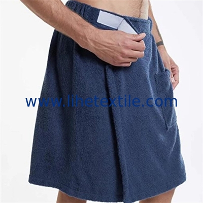 Customized logo pattern wearable cotton beach towel Towel production supplier