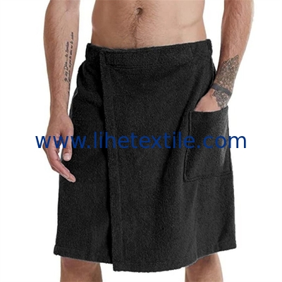 Customized logo pattern wearable cotton beach towel Towel production supplier