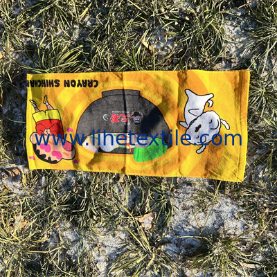 Customized Logo Soft Absorbent Cartoon Pattern 100% Cotton Towel