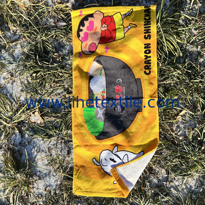 Customized Logo Soft Absorbent Cartoon Pattern 100% Cotton Towel