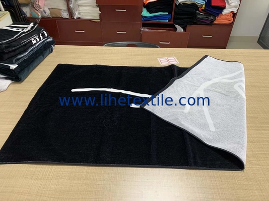 Good Quality 100% Cotton Printed Promotion Beach white Bath Towel Custom