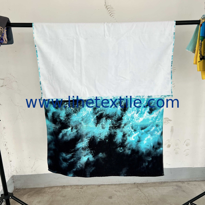 Customized Pattern Digital Printing 100% Cotton Beach Towel