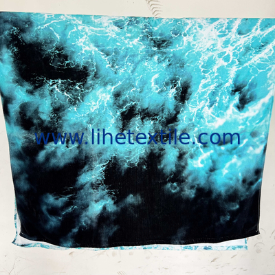 Customized Pattern Digital Printing 100% Cotton Beach Towel