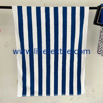 Customized logo printing 100% cotton beach towel logo printing