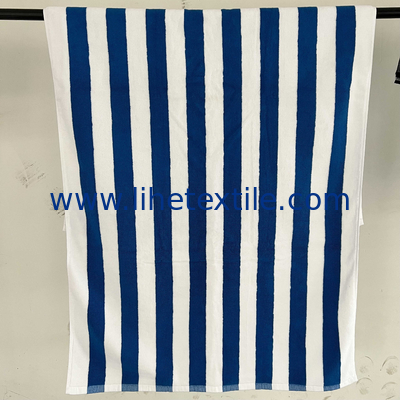 Customized logo printing 100% cotton beach towel logo printing