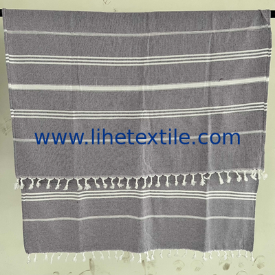 Customized logo printing 100% cotton beach towel logo printing