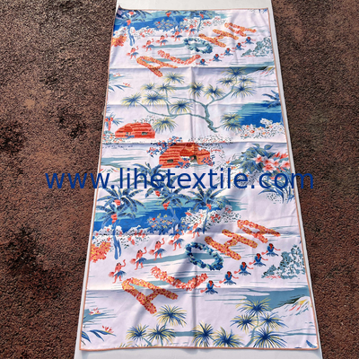 microfiber printed xxl beach towel Custom woven Logo Microfiber sand free towel