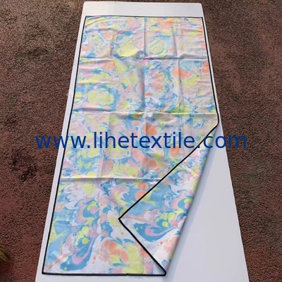 Beach towels with logo custom print Big Custom Brand Double sided printing beach towel