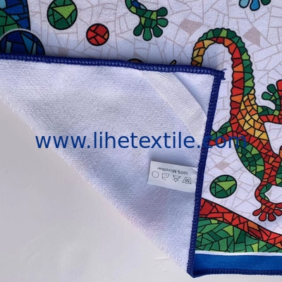 Customized Plain Towel Heat Transfer Printing Gym Sport Microfiber Bath Towel With Your Brand
