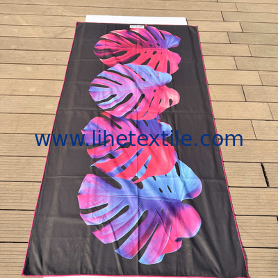 custom printed pattern logo microfiber beach towel