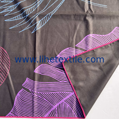 custom printed pattern logo microfiber beach towel