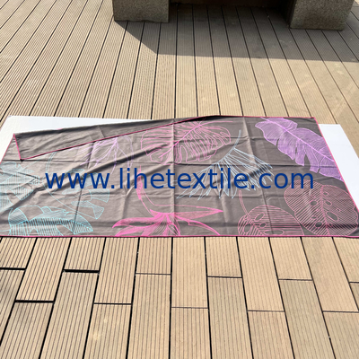 custom printed pattern logo microfiber beach towel