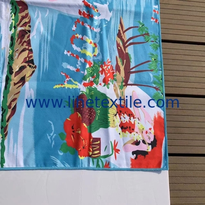 rPET Factory Custom Design Logo Double Sided Printing Biodegradable Waffle Towel Sand Free 100% Recycled Microfiber Beac