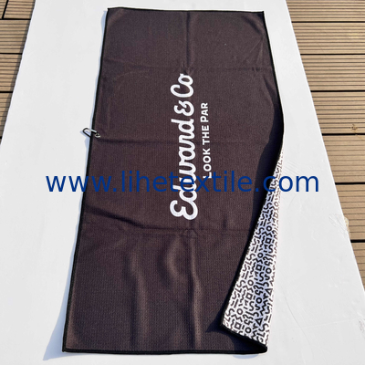 Oversized Portable Waffle Microfiber Kids Foldable Sand less Quick Dry Golf Yoga Mat Sublimation Beach Towel