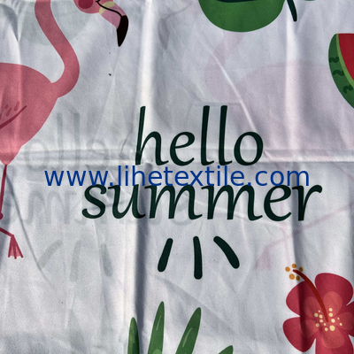 Beach towels with logo custom print Big Custom Brand Double sided printing beach towel