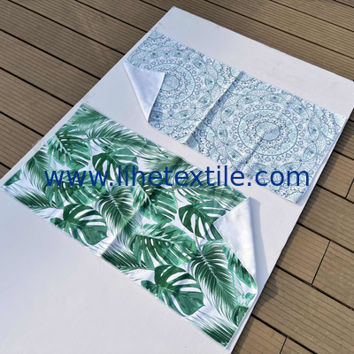 Customized logo microfiber beach towel factory direct