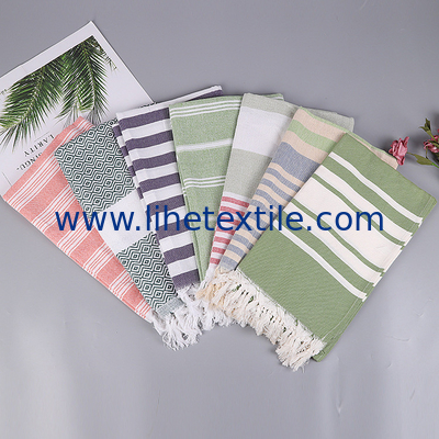 Turkish Beacn Towel Cotton Peshtemal  double side print Beach Towels