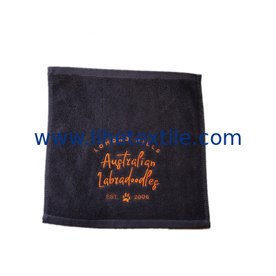 Customized embroidery design fancy face towel 100% cotton personalized face wash towel
