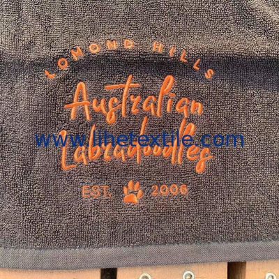 Customized embroidery design fancy face towel 100% cotton personalized face wash towel