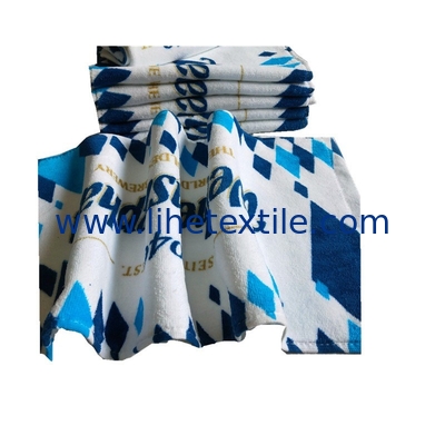 Does not fade custom  printed cotton beach towel