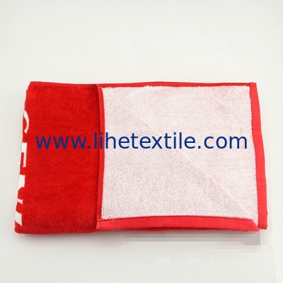 Custom Pattern Logo 100% Cotton Beach Towel