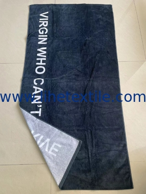 large size 100% cotton bath towel  custom print  beach towel with logo