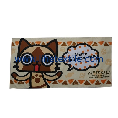 wholesale microfiber custom print cartoon  beach towels