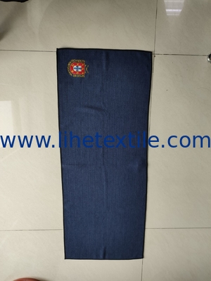Good ventilation custom design microfibre embroidered waffle beach towel