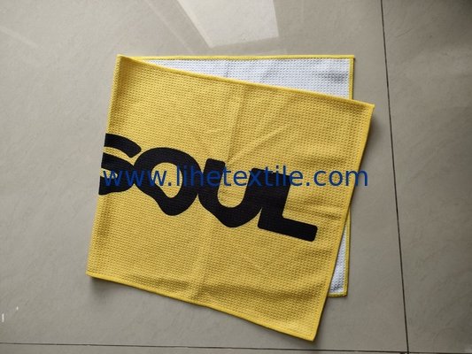 Recycled manufacturer Waffle beach towel wholesale printed summer  sand free beach towel