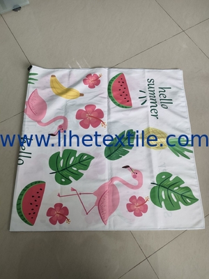 Soft fabric custom double side print summer sand free beach towel