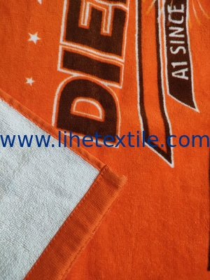 New design digital print cotton custom beach towel