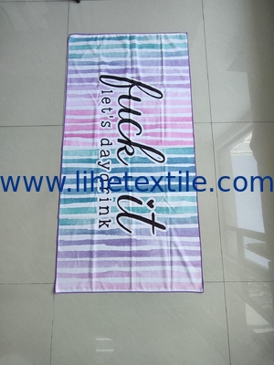Hotsale custom microfiber oversized recycled beach towel with logo quick dry beach towel
