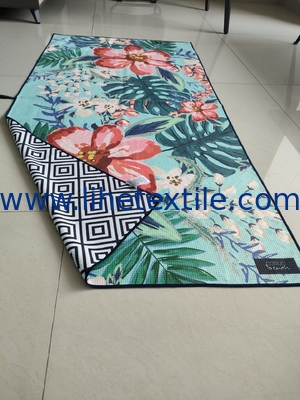 New design sand free custom print children waffle microfiber beach towel