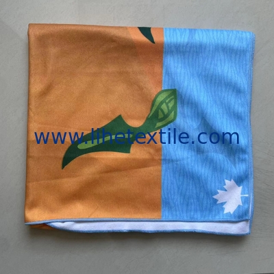 Oversized  kids eco friendly light weight print microfiber beach towel custom sand free beach towel