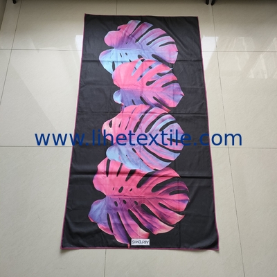 Oversized souvenir organic kids sport playful beach towel circle  printed custom  light weight beach towel