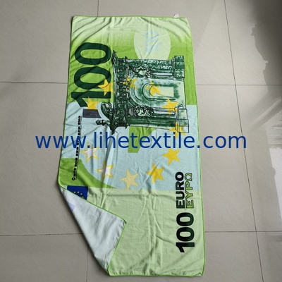 extra large sand free personalized quality light weight beach towel custom  money beach towel