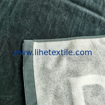 wholesale organic  100% cotton bath towels  luxury beach towel with logo custom print recycled beach towel