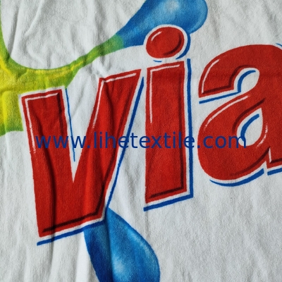 Clean and hygienic beach towels bath 100% cotton print beach towels with logo custom white beach towel