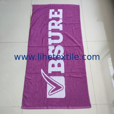 wholesale organic luxury cotton custom design kids beach towels jacquard beach towel with logo