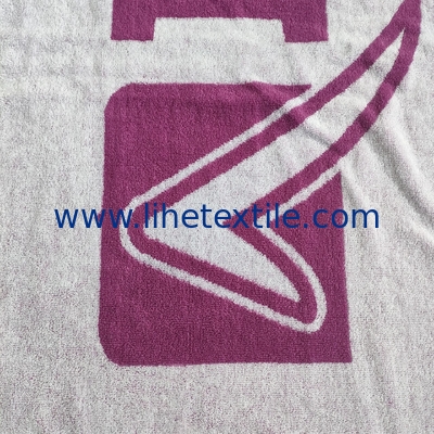 wholesale organic luxury cotton custom design kids beach towels jacquard beach towel with logo