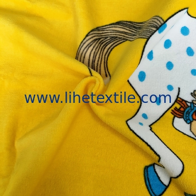 wholesale large 100% cotton summer luxury custom designer print with logo sublimation  kids beach towel