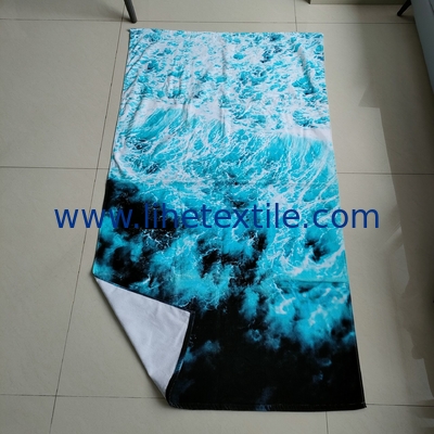 Hotsale organic cotton beach towel children custom quick dry quality bath towel printed beach towels