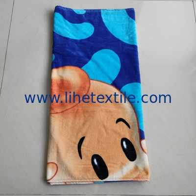wholesale luxury 100% cotton bath towels custom print sublimation beach towels with logo biue summer towel beach