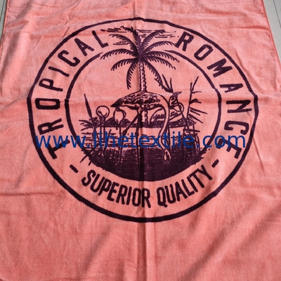 wholesale  organic  quick dry  digital print beach towel one color palm tree beach towel cotton beach towel