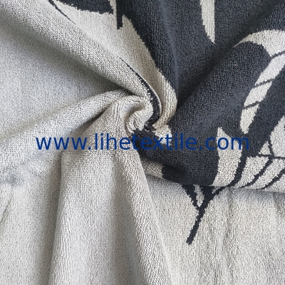 Wholesale 100%  cotton jacquard light weight beach towel custom sublimation sand free luxury beach towel