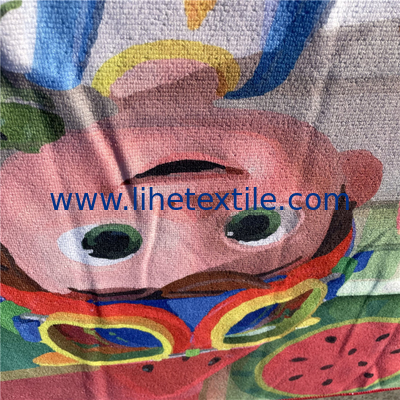High quality promotional light weight printed towel sandfree custom logo wholesale cartoon kids beach towel