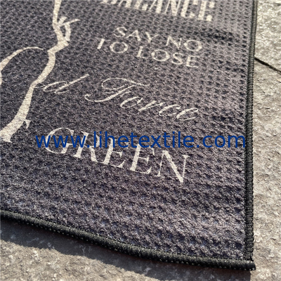 wholesale sand free  waffle microfiber beach towel quick dry custom print personalized beach towels with logo