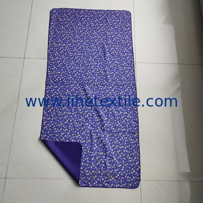 Design trend quality double side print beach towel with logo  eco friendly  flower pattern quick dry beach towel